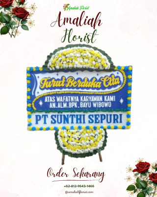 Papan Bunga Duka di Bengkalis