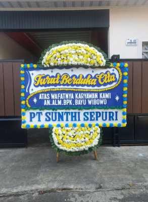 Papan Bunga Duka di Bengkalis