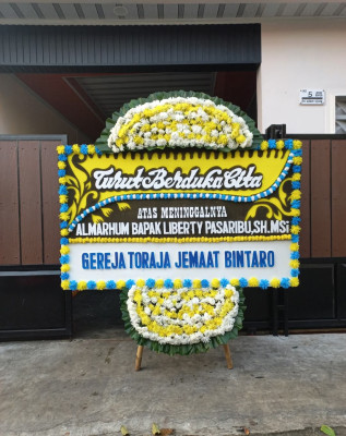 Papan Bunga Duka di Bengkalis