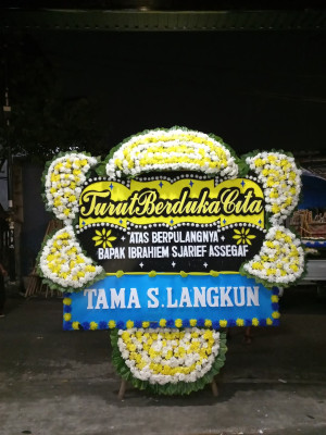 Papan Bunga Duka di Bengkalis
